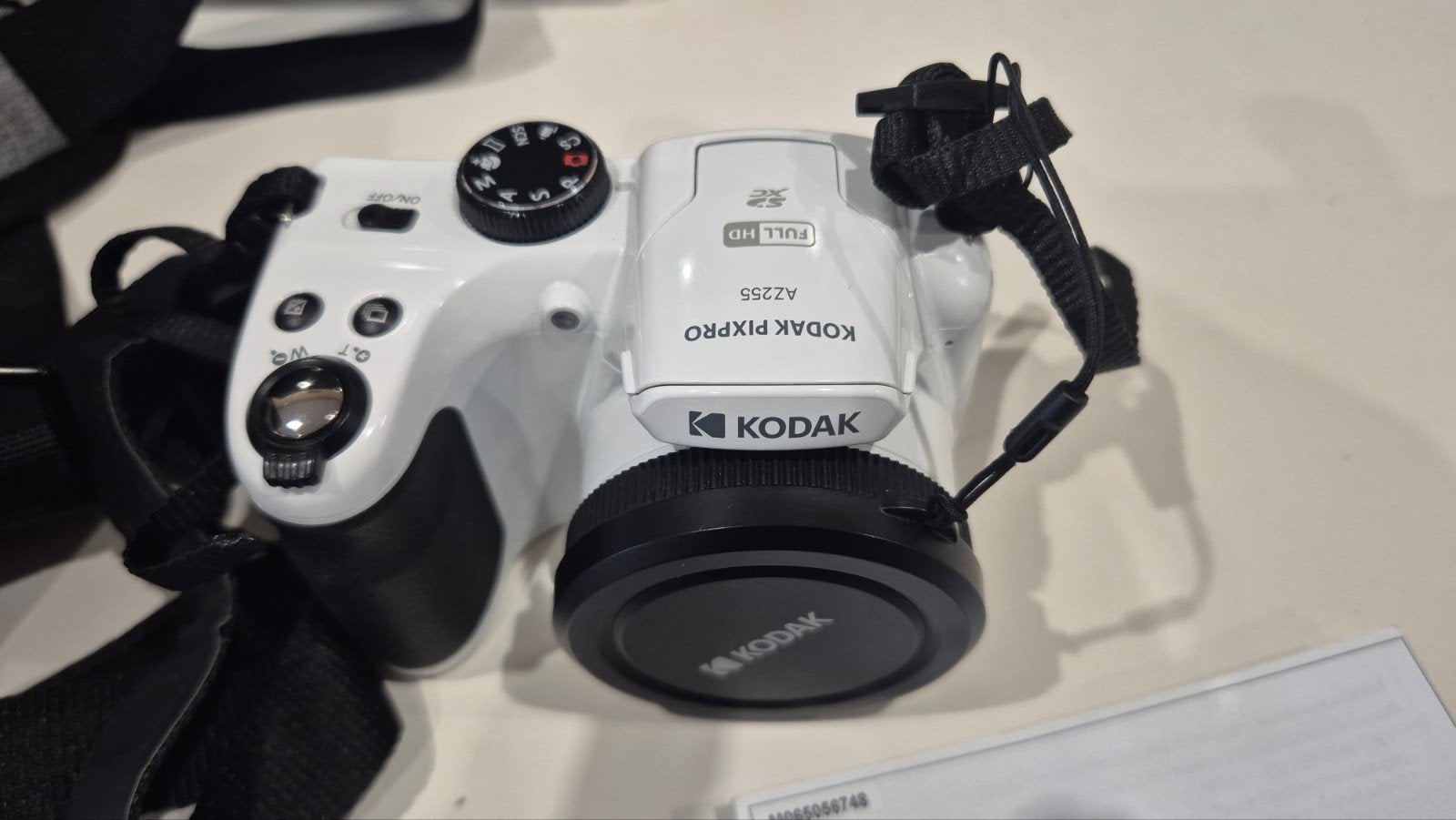 Kodak Pixpro AZ255 Bridgecamera - Wit, incl. tas, Beeldstabilisatie, Accu, Ophalen of Verzenden, Zo goed als nieuw