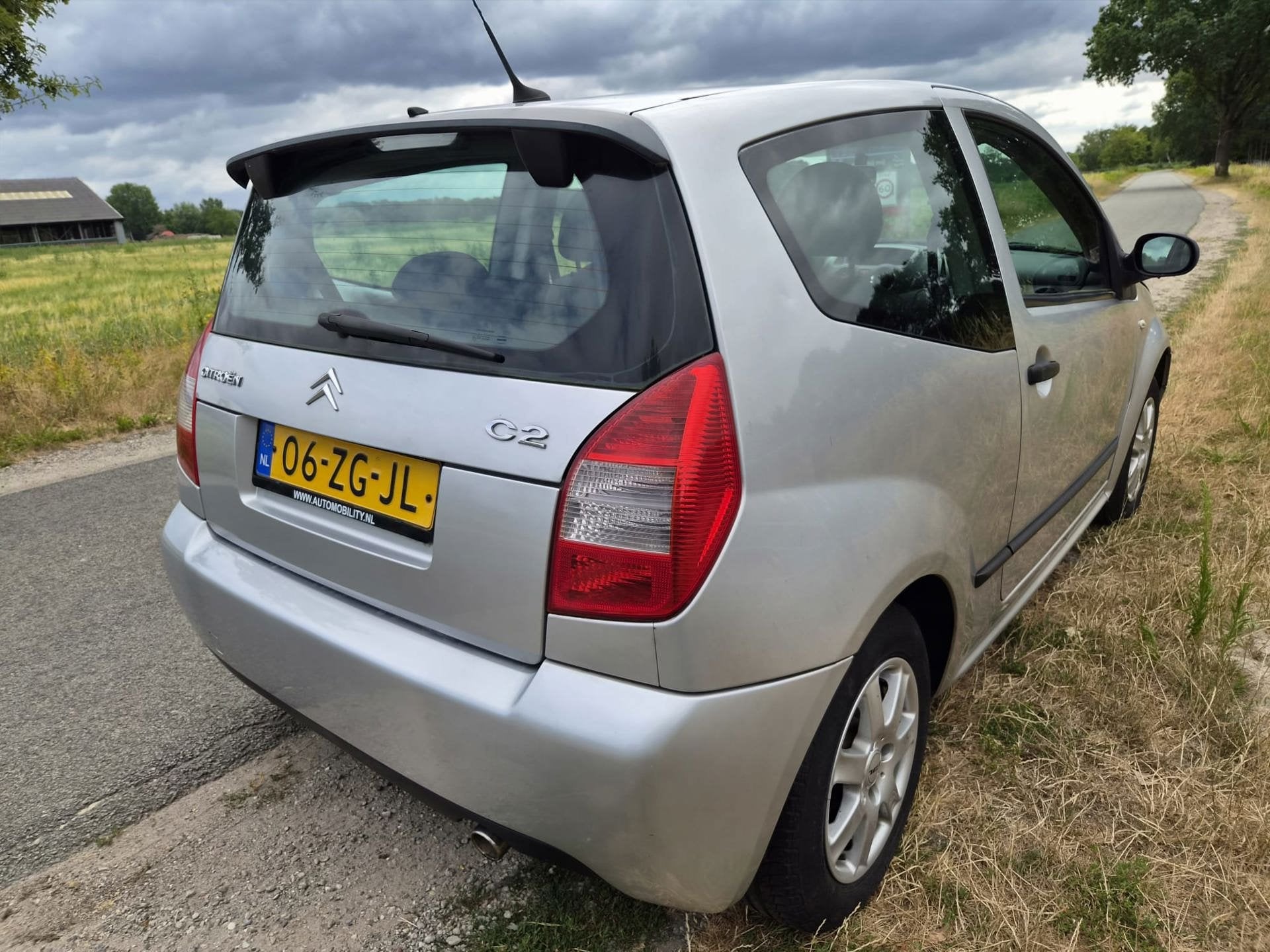 Citroen C2 1.4i Image dealer ond AIRCO pas 50.657km!, Auto's, Zwart, 4 cilinders, 965 kg, Origineel Nederlands