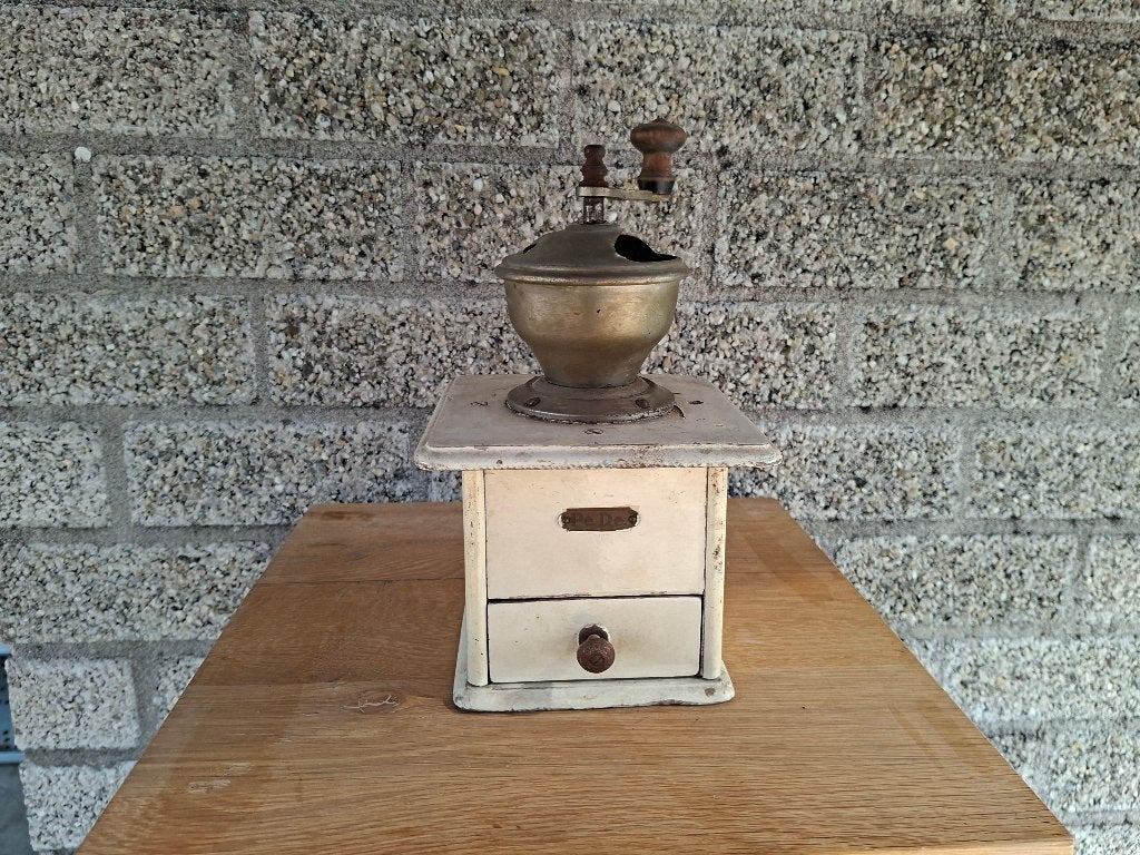 oude witte pede koffiemolen, Antiek en Kunst, Curiosa en Brocante, Ophalen of Verzenden