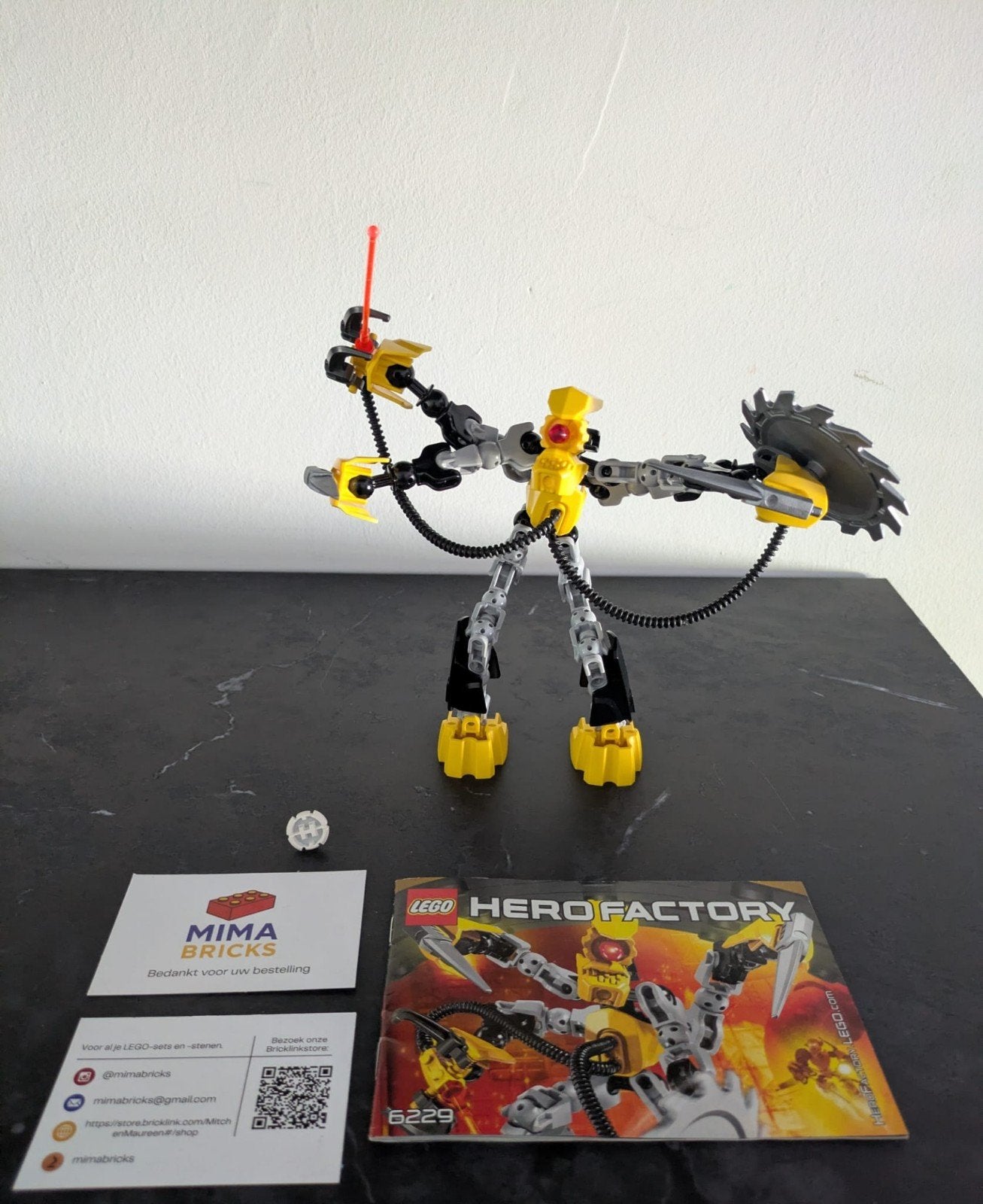 Lego Hero Factory 6229 XT4 compleet met instructies, Ophalen of Verzenden, Lego, Lego, Lego
