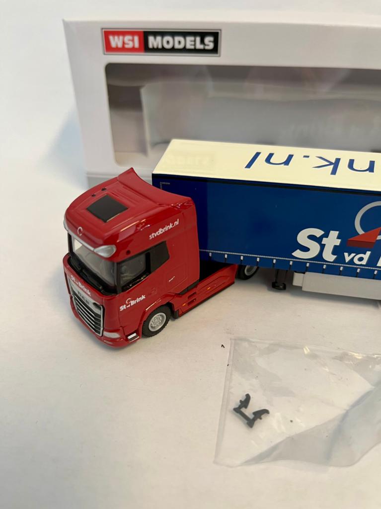 St vd Brink DAF XG+ met huifoplegger 1:87, Overige merken, St vd Brink, Nieuw, Tolweg 15 Ermelo