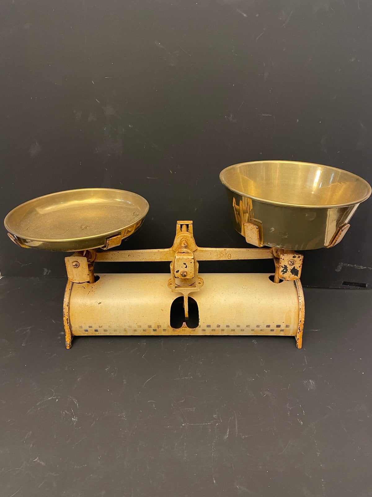 Antieke Art Deco Keukenweegschaal - 5 kg, Ophalen of Verzenden