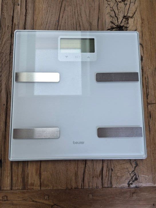 Beurer BF 350 Personenweegschaal - Zilver, 1 tot 500 gram, 100 kg of meer, Ophalen of Verzenden, Personenweegschaal