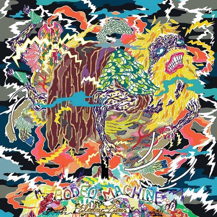 Rodeo Machine – Electric Zeus 2014 Belgian Punk band 7", Gebruikt, 2010 - 2019, 7 inch, Single