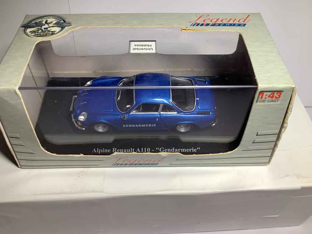 Alpine Renault A110 "Gendarmerie" 1:43 Die Cast Model, Hobby en Vrije tijd, Modelauto's | 1:43, Ophalen of Verzenden, Nieuw, Auto