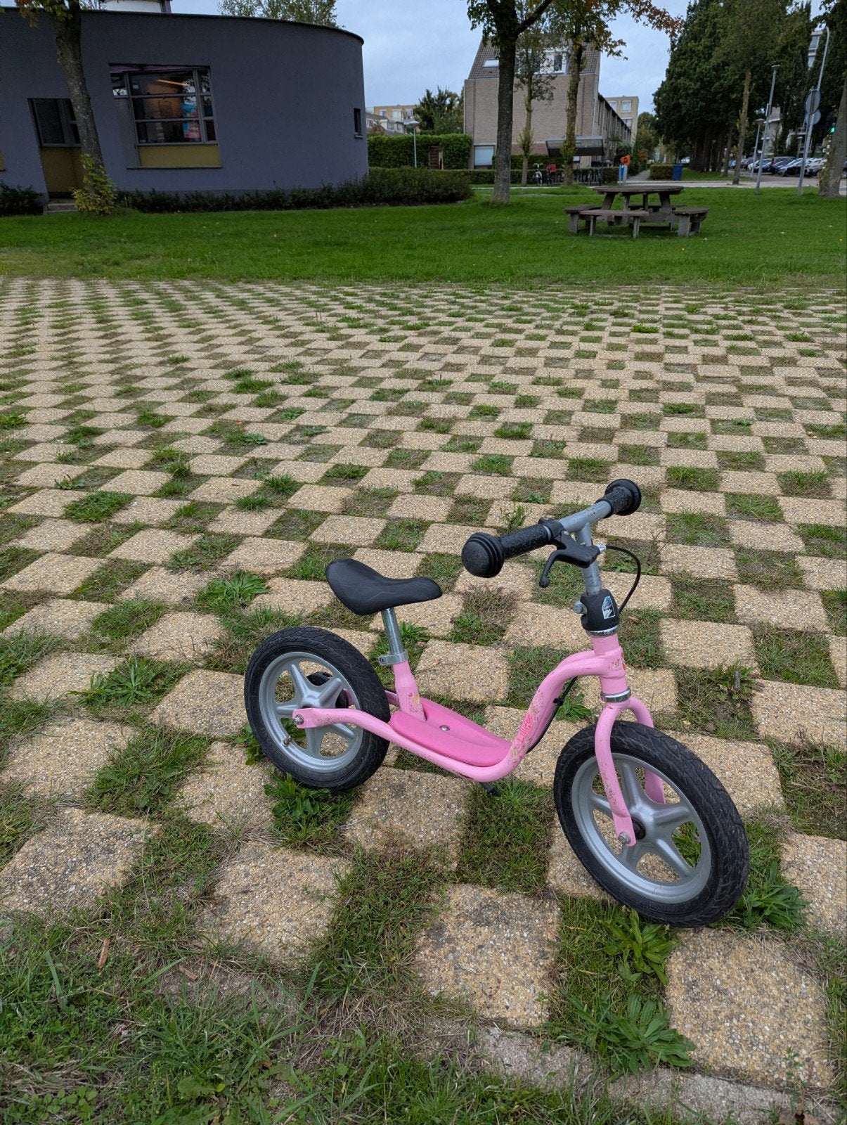 Puki loopfiets, Ophalen, Puki