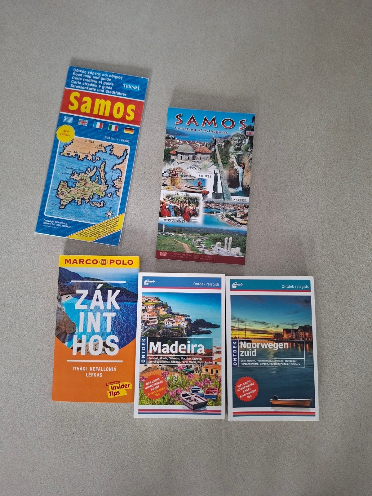 Reisgidsen Zakynthos, Samos, Madeira, Noorwegen, Boeken, Europa, Ophalen of Verzenden, Zo goed als nieuw, Reisgids of -boek