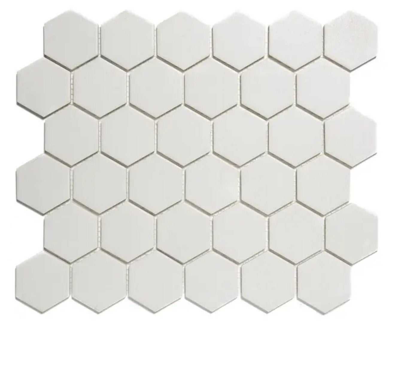 27 Dozen Hexagon Witte Tegels - Equipe Small Tiles Big Desig, Doe-het-zelf en Verbouw, Ophalen, Nieuw, Minder dan 20 cm, 10 m² of meer