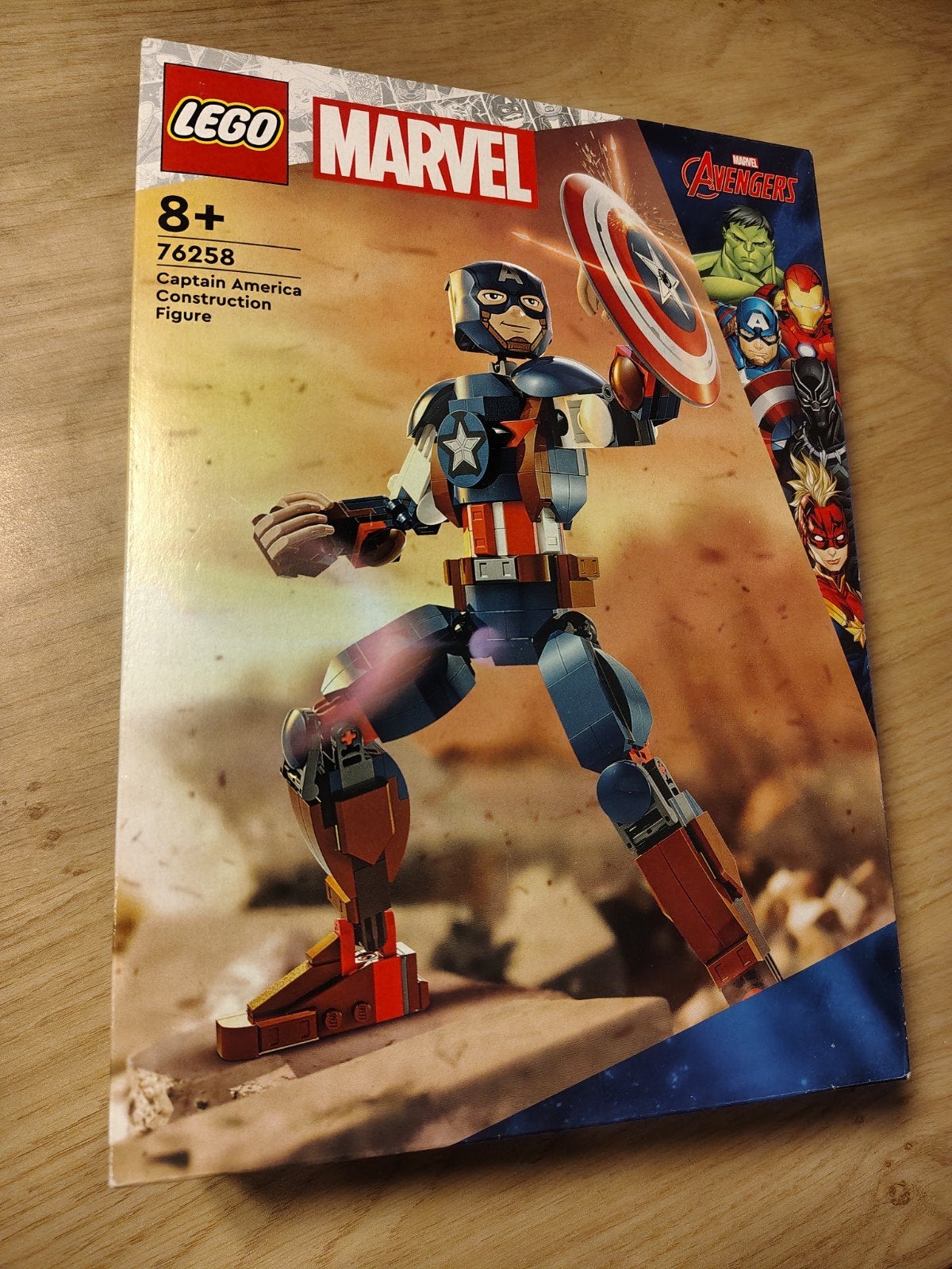LEGO Marvel 76258 Captain America Construction Figure NIEUW, Ophalen of Verzenden, Nieuw