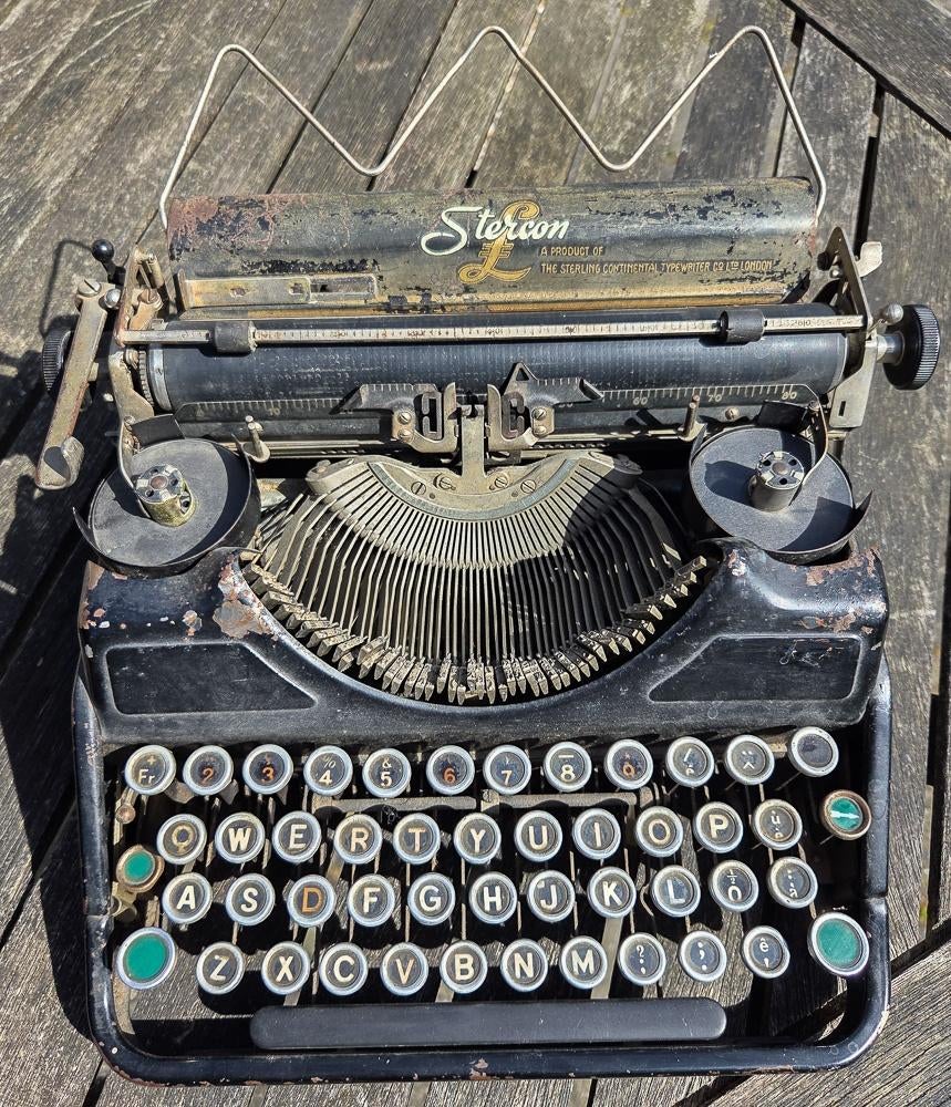 Vintage Sterling typemachine, Antiek en Kunst, Curiosa en Brocante, Ophalen