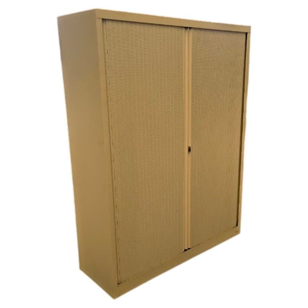 Roldeurkast Wit 160 x 120 x 43, 100 tot 150 cm, Ophalen of Verzenden, Meerdere deuren, 150 tot 200 cm