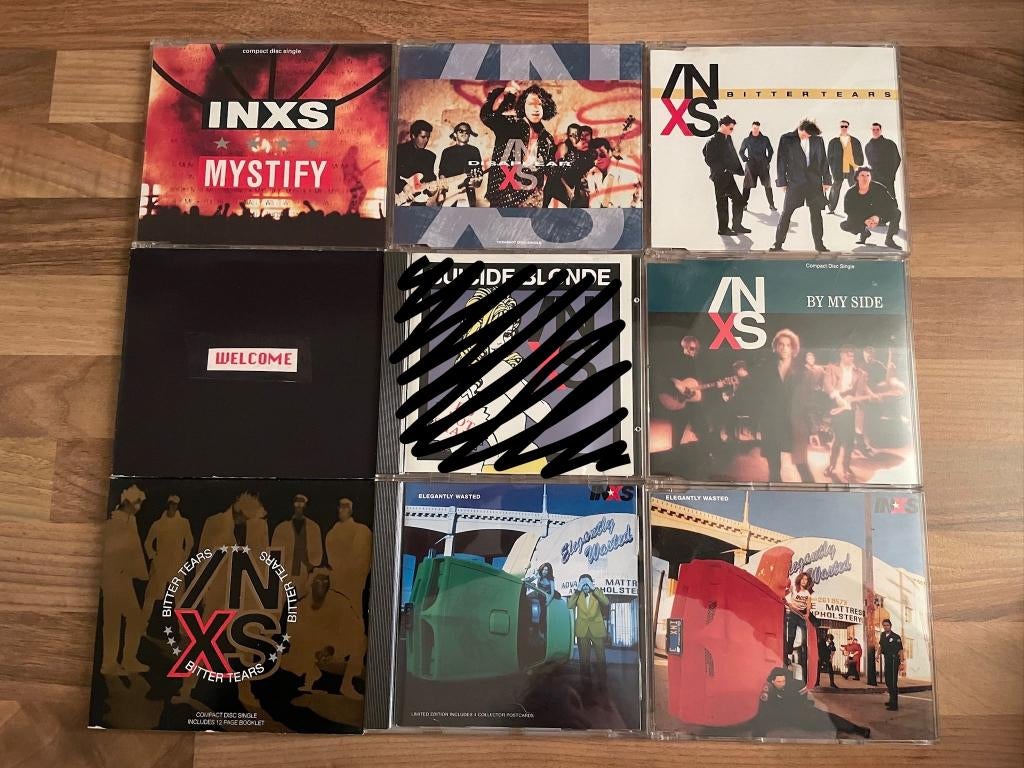 INXS CD Singles (15 stuks) vanaf 1,50, Cd's en Dvd's, Cd Singles, Zo goed als nieuw, Pop, 6 singles of meer, Ophalen of Verzenden