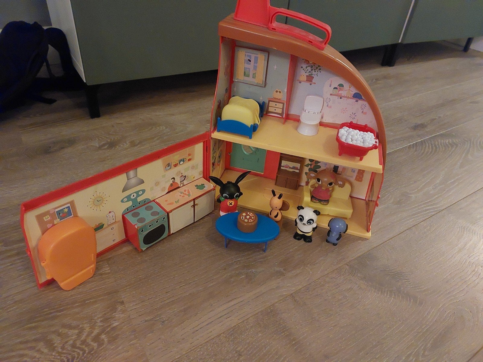Bing Speelhuis met figuren en accessoires, Ophalen of Verzenden