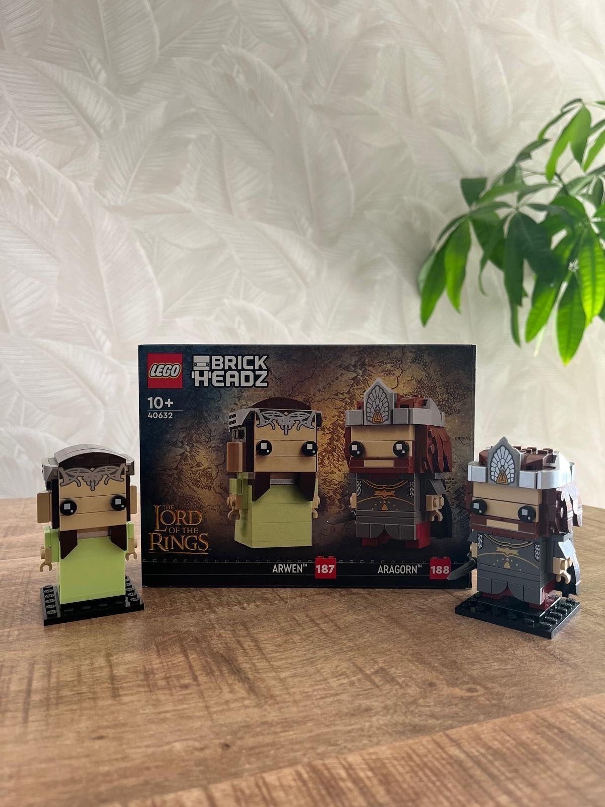 LEGO BrickHeadz 40632 Lord of the Rings Arwen & Aragorn, BrickHeadz, Lego, Ophalen of Verzenden, Zo goed als nieuw