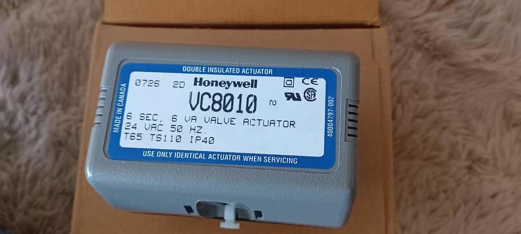 Honeywell VC Serie Tradeline VC8010ZZ05/U Klepactuator, Doe-het-zelf en Verbouw, Ophalen of Verzenden, Nieuw