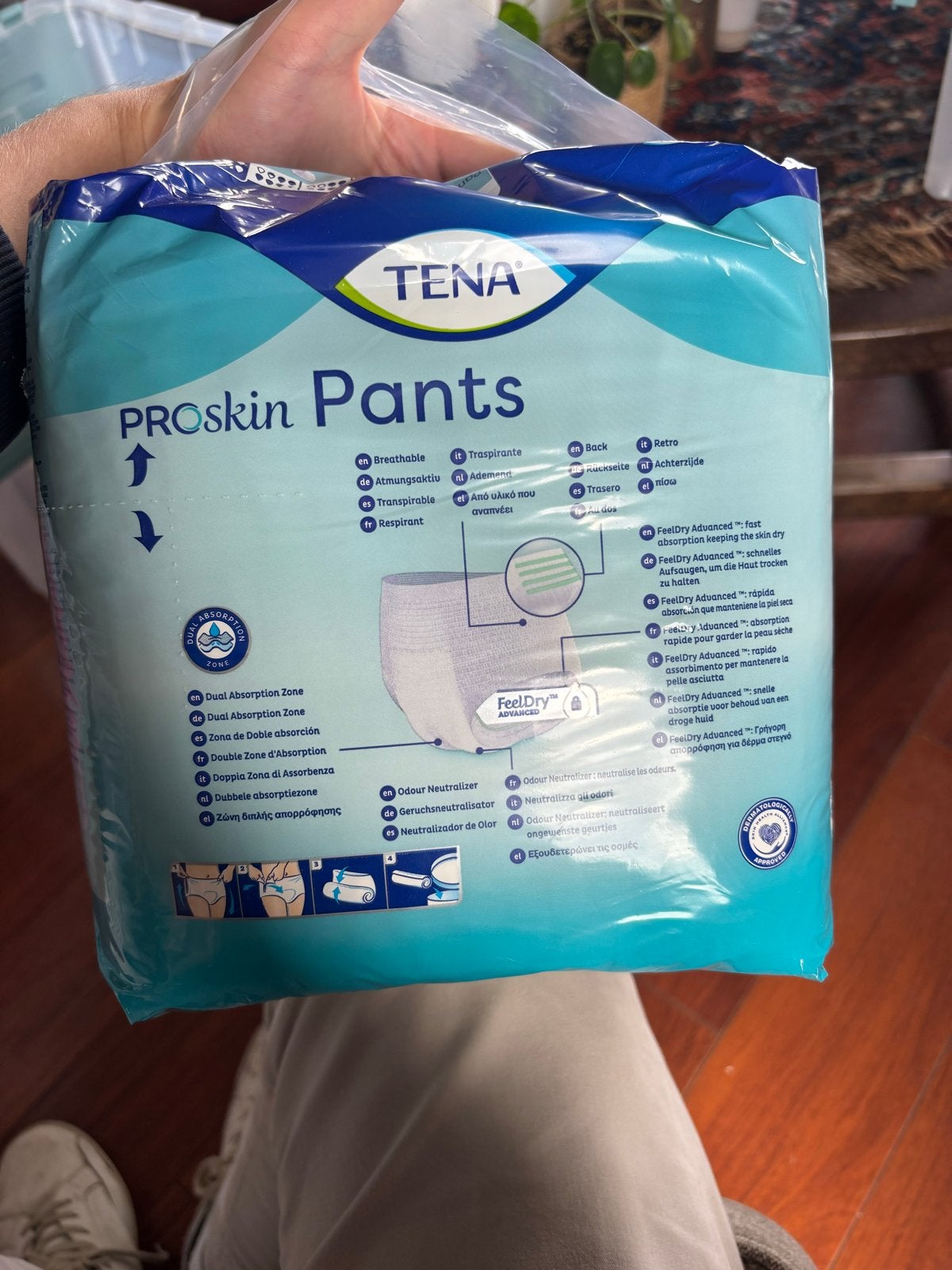 Tena Proskin pants xl (120-160cm) super, Diversen, Verpleegmiddelen, Ophalen of Verzenden, Nieuw