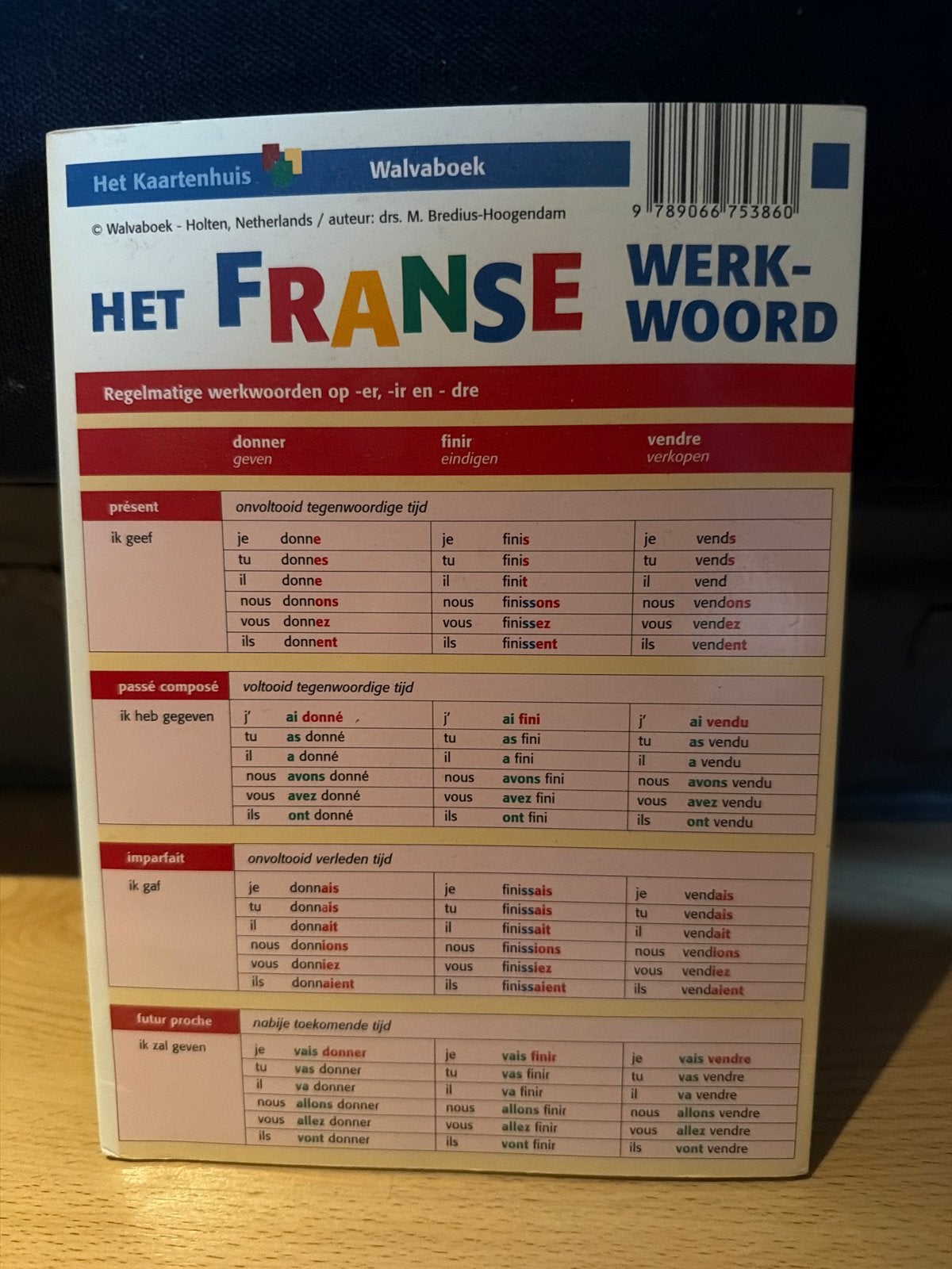 Het Franse Werkwoord, Boeken, Ophalen of Verzenden, Zo goed als nieuw