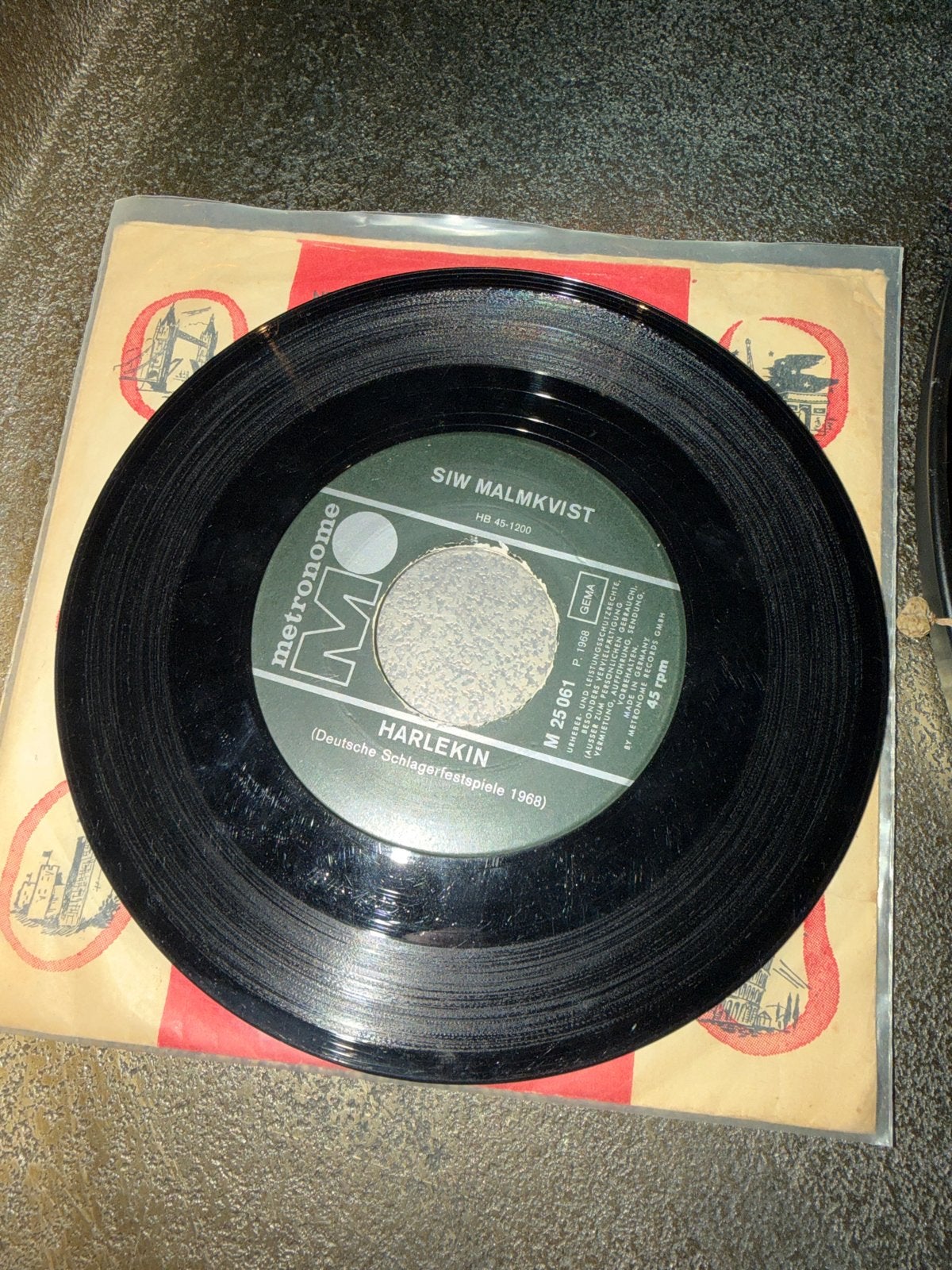 Siw Malmkvist - Harlekin (Deutsche Schlagerfestspiele 1968), Gebruikt, Originele persing, 7 inch, Ophalen of Verzenden