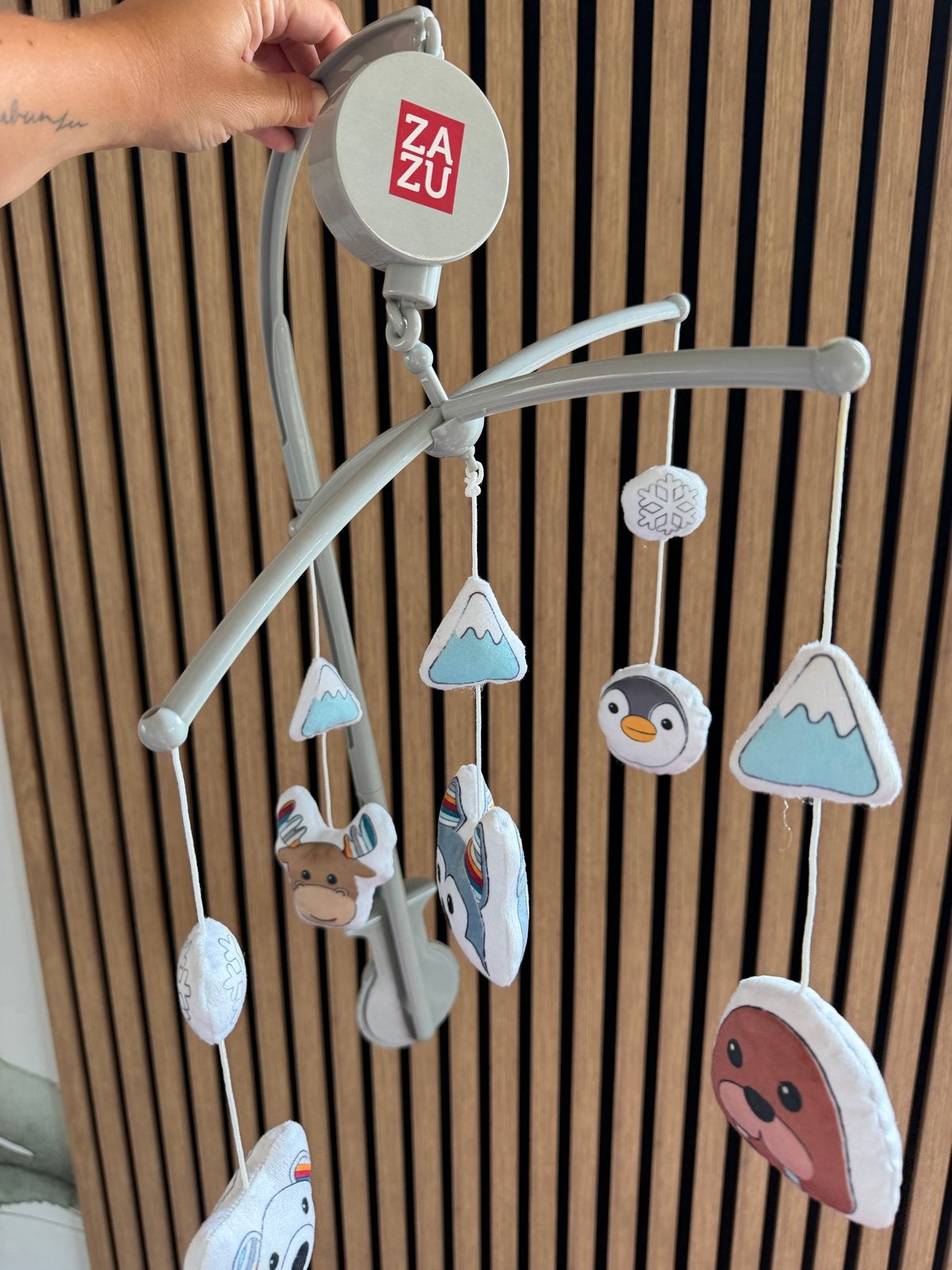 Zazu Muziekmobiel Mick met 5 knuffelvriendjes, Ophalen, Nieuw, Mobiel, Met geluid