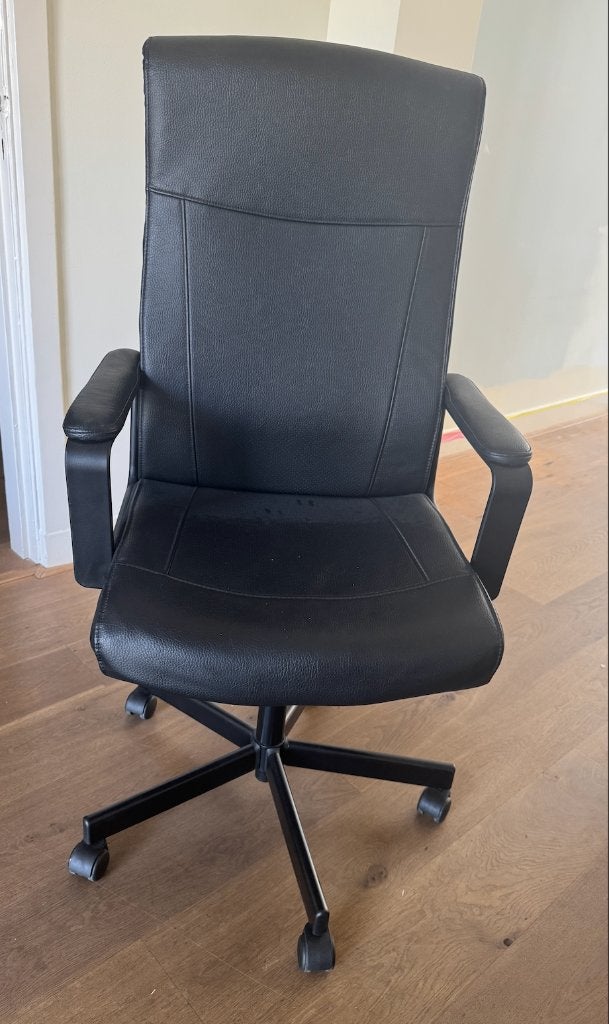 IKEA Office Chair – Black – Excellent Condition, Ophalen, Gebruikt, Zwart, Bureaustoel