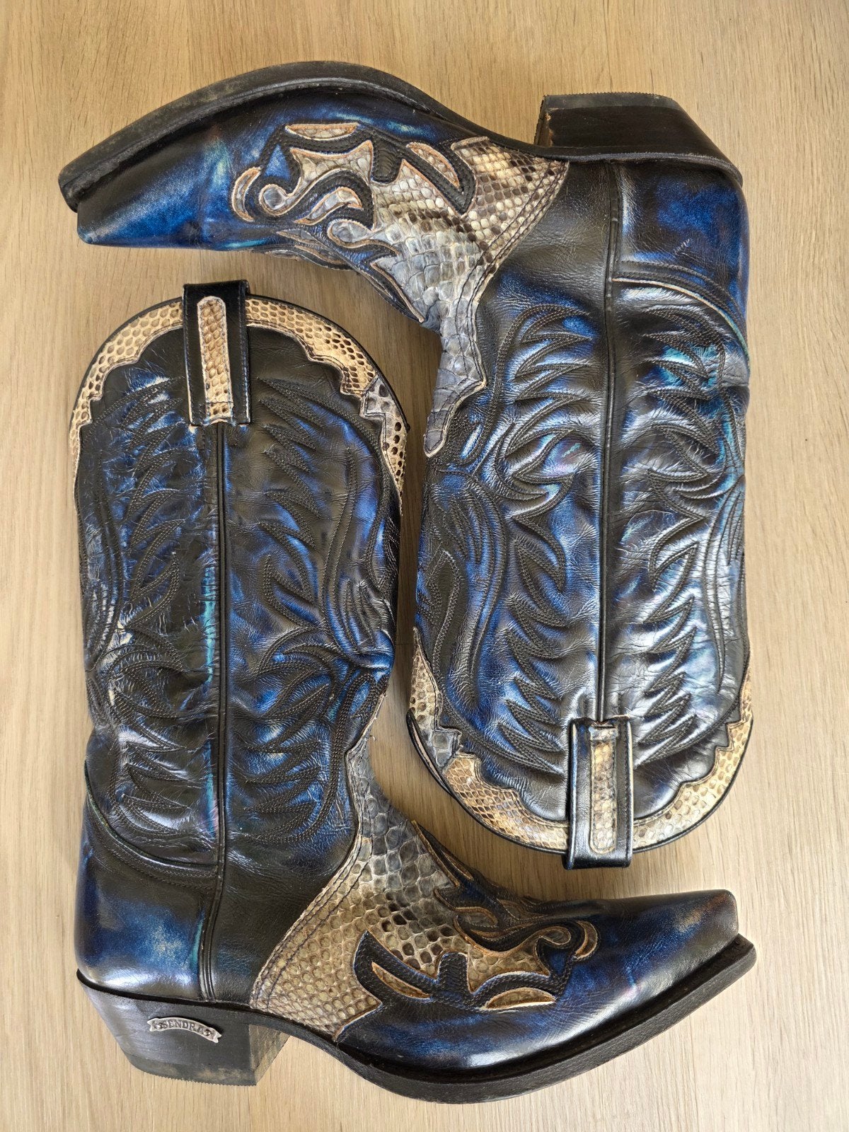 Sendra python boots mt 43. Blauw. Cowboy western laarzen, Kleding | Heren, Ophalen of Verzenden, Blauw, Boots