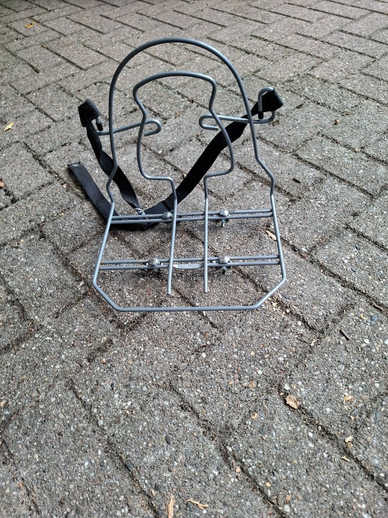 Monkey-Mee Tasdrager Staal, Fietsen en Brommers, Fietsaccessoires | Bagagedragers, Ophalen, Gebruikt
