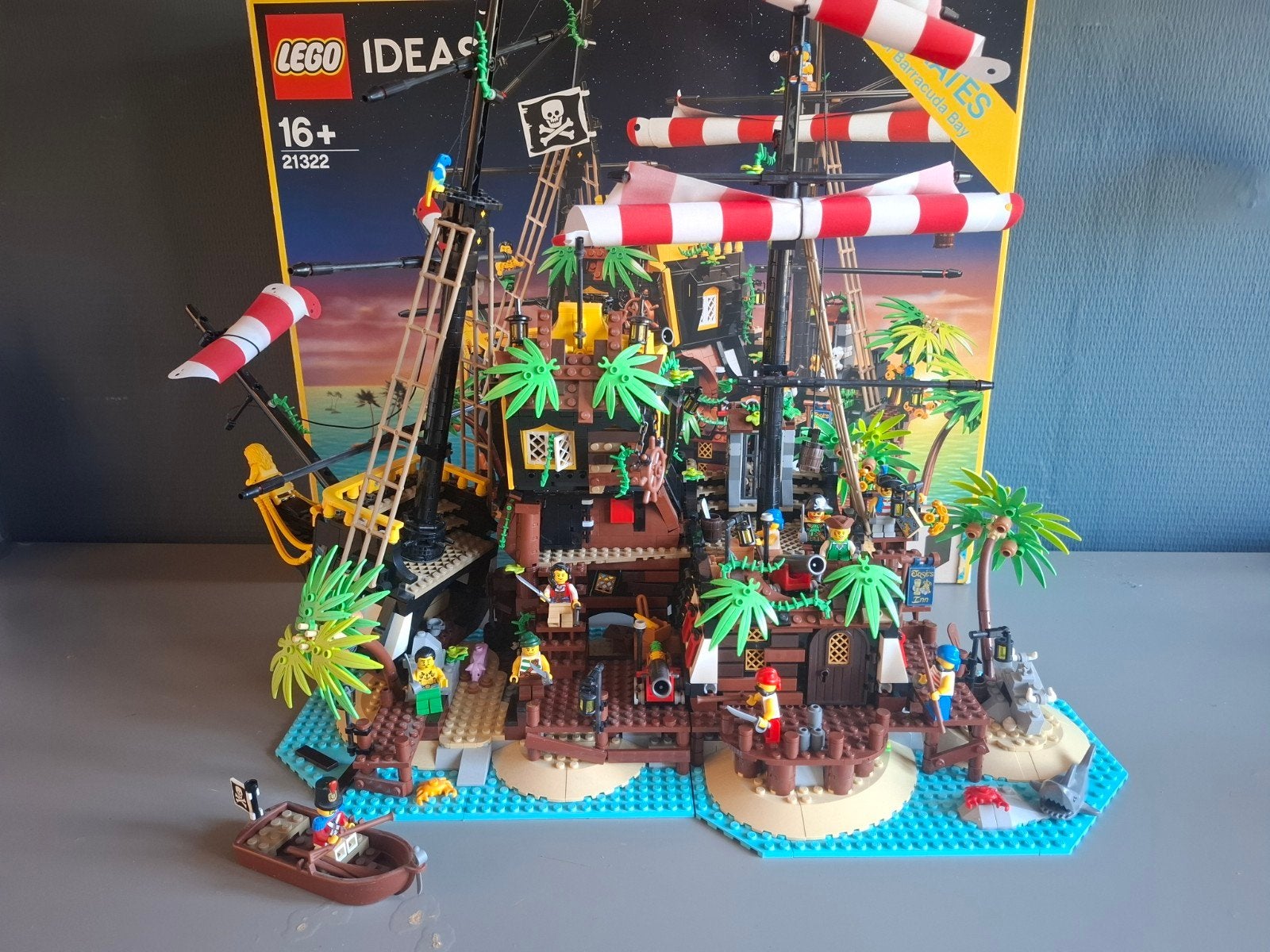 Pirates of Barracuda Bay, set 21322 (100% compleet), Ophalen, Gebruikt, Lego, Ideas