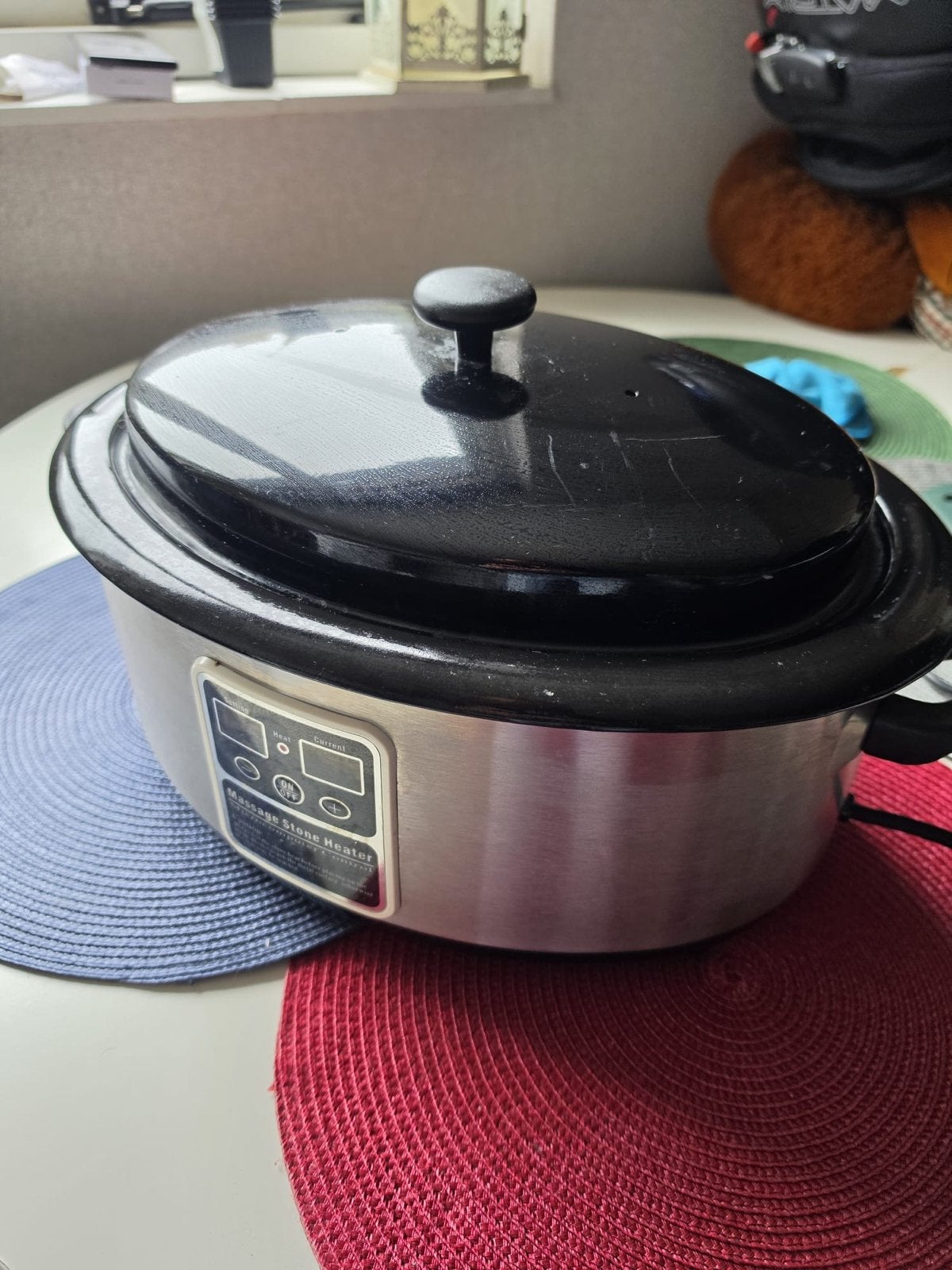 Massage Steen Verwarmer met Stenen, Ophalen, Gebruikt