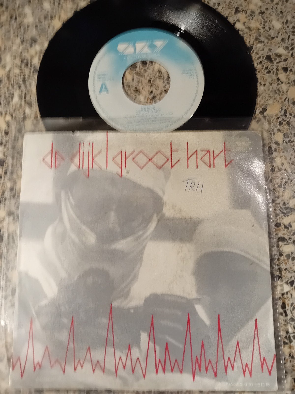 De Dijk - Groot Hart (Vinyl Single), Fotohoes, Ophalen, Gebruikt, Nederlandstalig