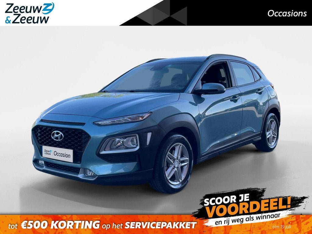 Hyundai Kona 1.0 T-GDI Comfort | Navi | Climate control, Auto's, Hyundai, Bedrijf, Te koop, Kona, ABS, Achteruitrijcamera, Airbags