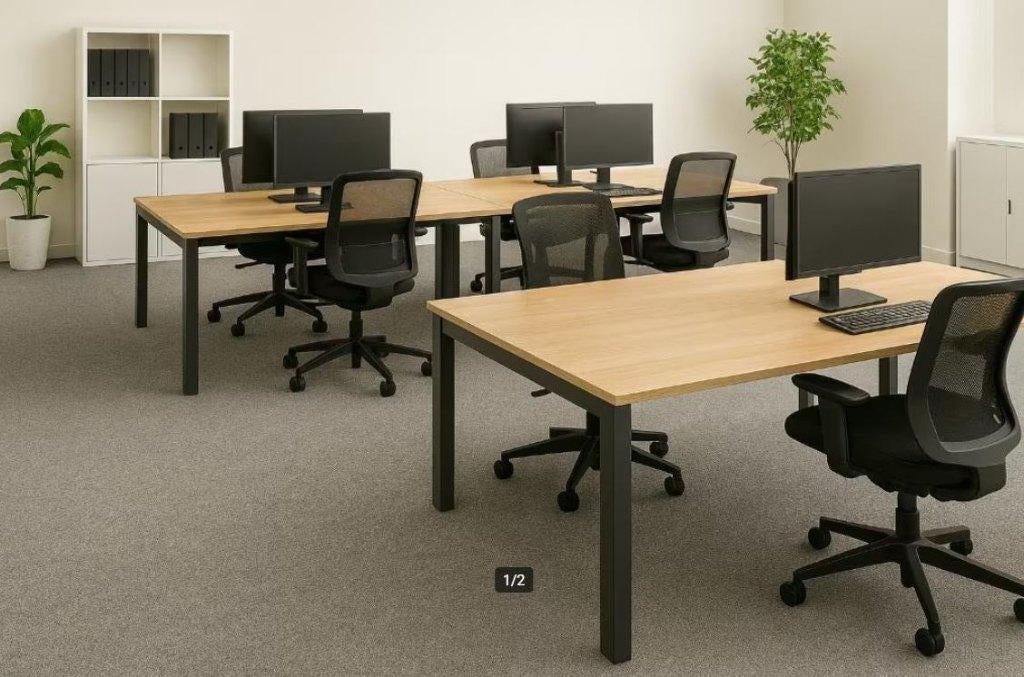 Tapijttegels Nieuw! | Grijs | 515m² | nr120 | op=op!, 75 m² of meer, Nieuw, Ophalen of Verzenden, Tapijttegels