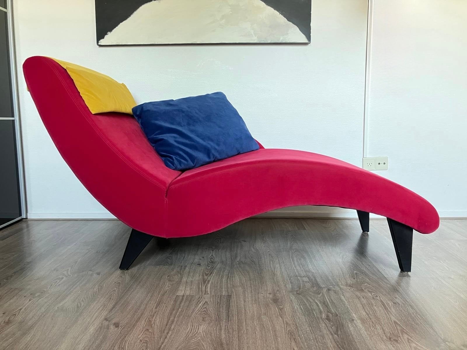 Stijlvolle chaise longue (soda) met kussens, Huis en Inrichting, Ophalen, Gebruikt, Eenpersoons, Minder dan 150 cm