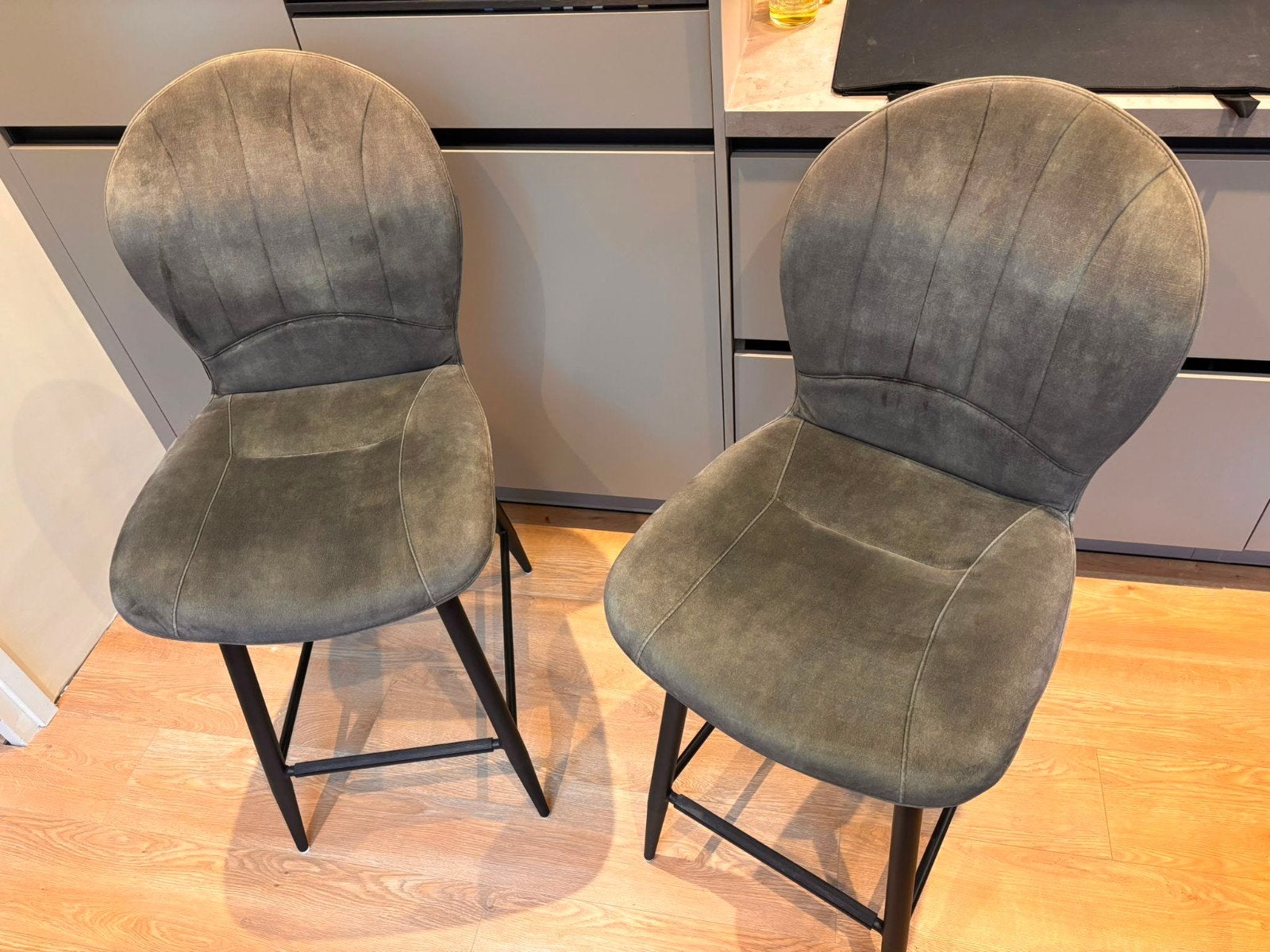 Barstoelen, Gebruikt, Met voetsteun, 60 tot 90 cm, Ophalen of Verzenden