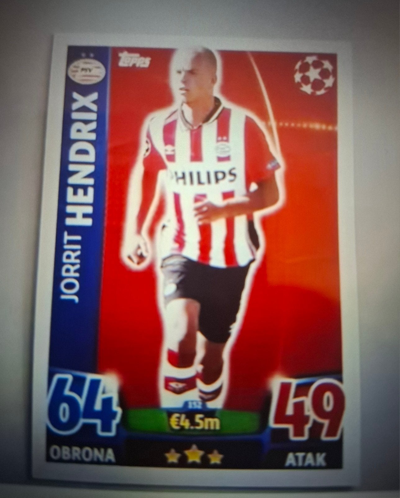 Jorrit Hendrix, Ophalen of Verzenden, Nieuw, PSV, Poster, Plaatje of Sticker