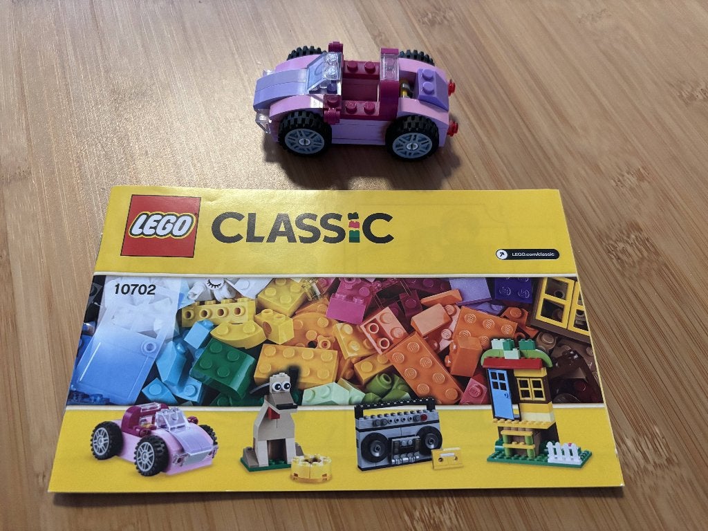 LEGO classic auto 10702, Overige thema's, Lego, Ophalen of Verzenden, Zo goed als nieuw