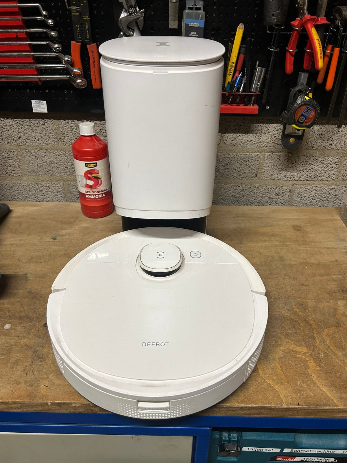 Robotstofzuiger met stofreservoir, Witgoed en Apparatuur, Ophalen of Verzenden, Zo goed als nieuw, Robotstofzuiger