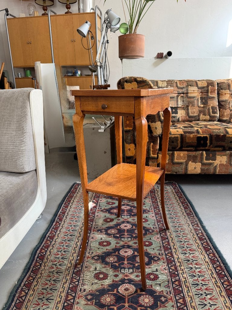 Antieke 20e eeuw Franse bijzettafel, side table Frankrijk, Antiek en Kunst, Ophalen