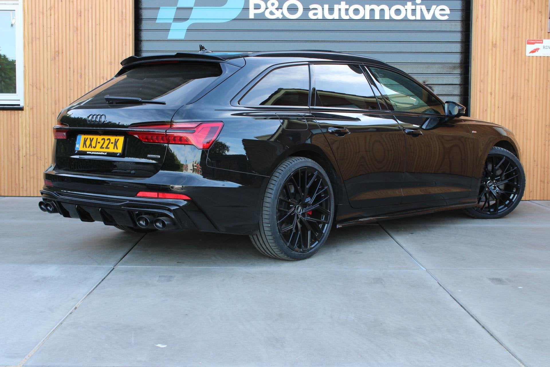Audi A6 Avant 55 TFSI e quattro S Competition S6 Style RS Ze, Auto's, Automaat, Gebruikt, Zwart, 4 cilinders