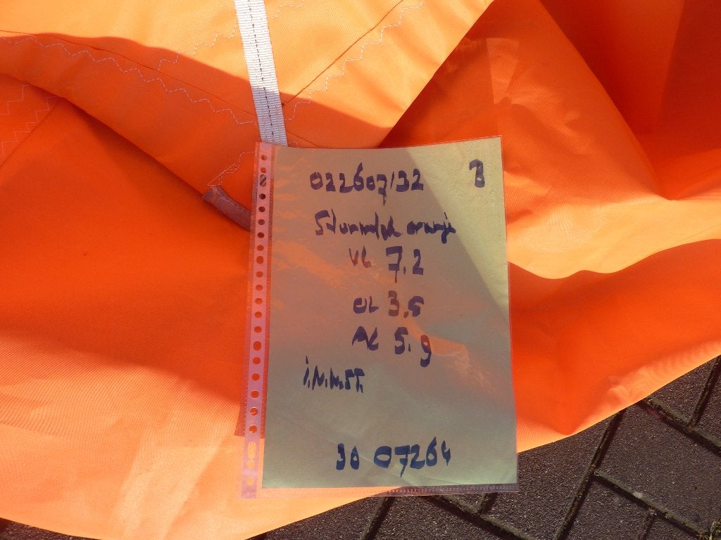 stormfok oranje NIEUW(-STAAT), Ophalen of Verzenden, Zo goed als nieuw, Overige typen