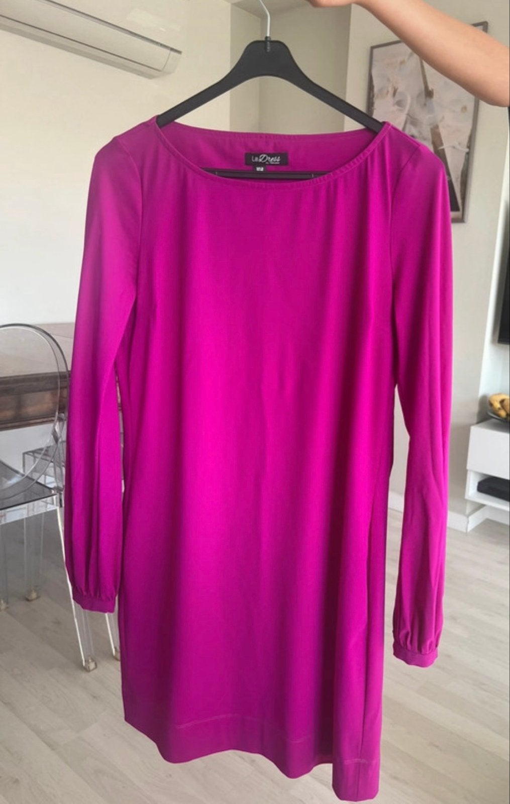 La Dress by Simone fuchsia jurk maat S, Nieuw, Ophalen of Verzenden, Roze, Maat 36 (S)