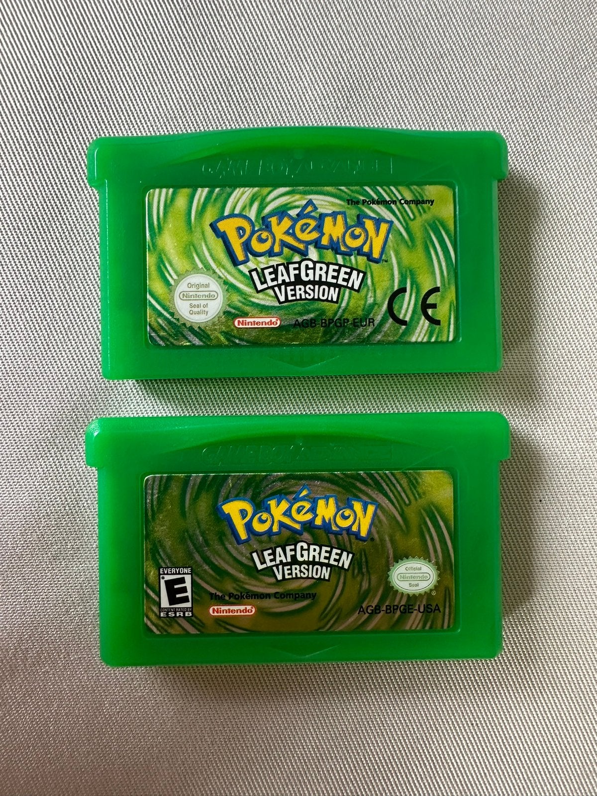 2x Pokemon Leaf Green Version, Spelcomputers en Games, Ophalen, 1 speler, Zo goed als nieuw, Role Playing Game (Rpg)