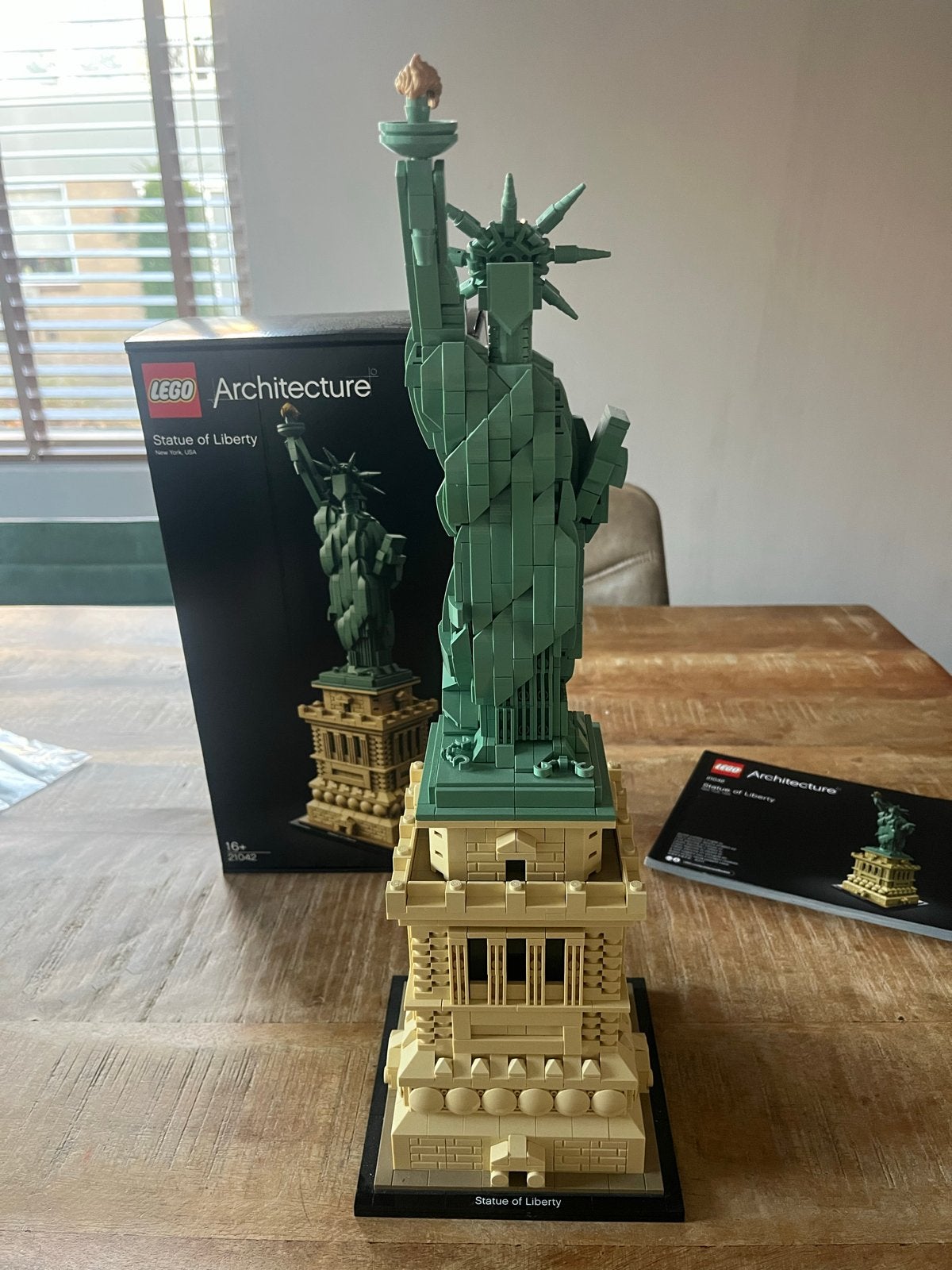 Lego Architecture 21042 Statue of Liberty - Zo goed als nieu, Ophalen of Verzenden, Zo goed als nieuw, Lego