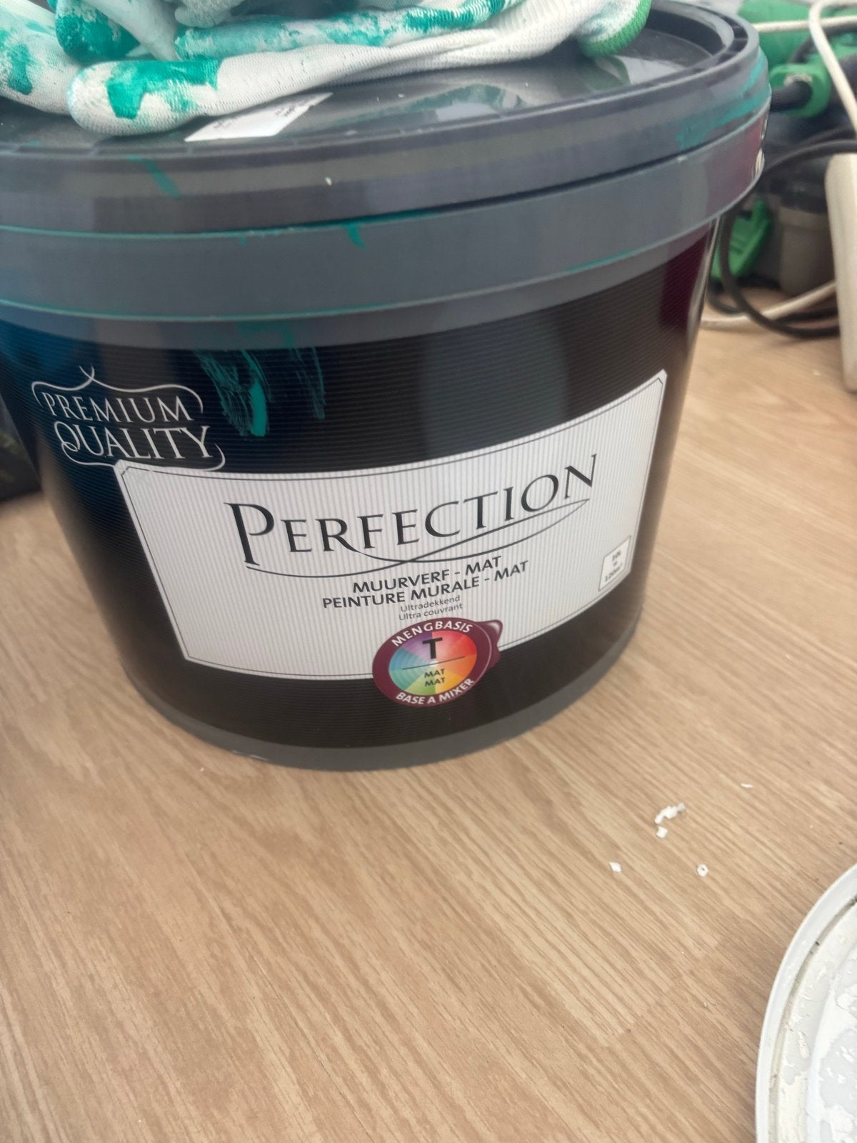 Perfection Muurverf Mat - Groen - kleur FIT 8,5 liter), Ophalen, 5 tot 10 liter, Groen, Verf