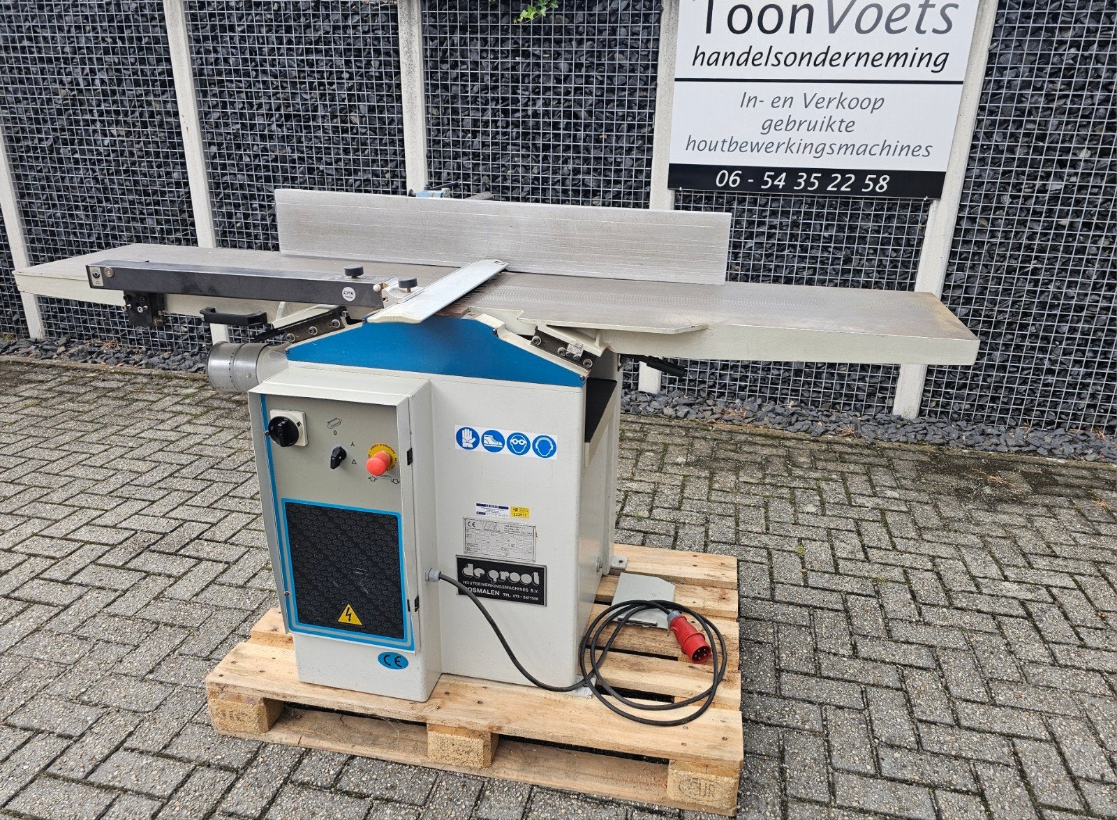 Vlakvandiktebank 40CM breed schaven, Ophalen, Gebruikt