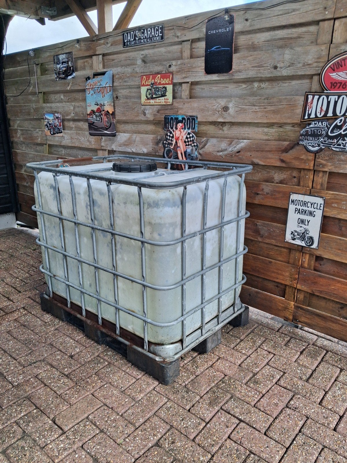 IBC Container   600L, 150 liter of meer, Ophalen, Gebruikt, Kunststof