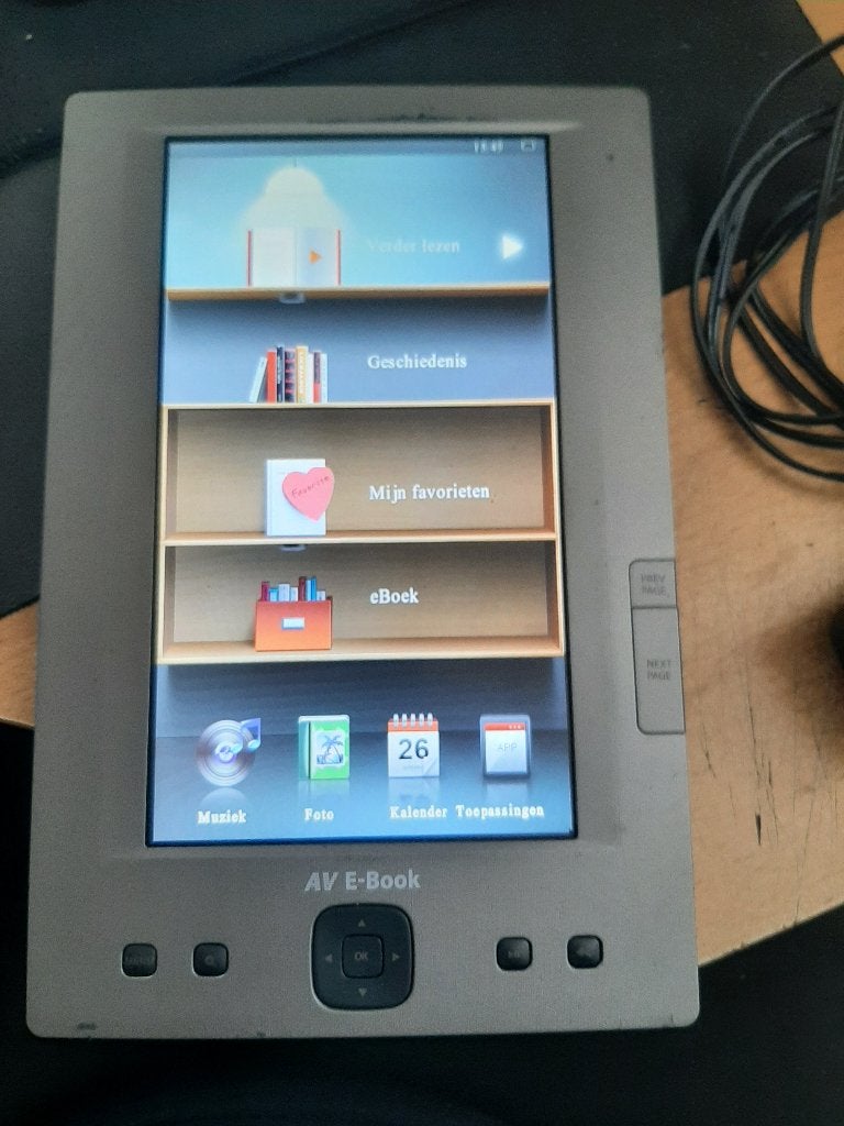 Autovision AV E-Book, Ophalen of Verzenden, Gebruikt, 6 inch of minder, 4 GB of minder
