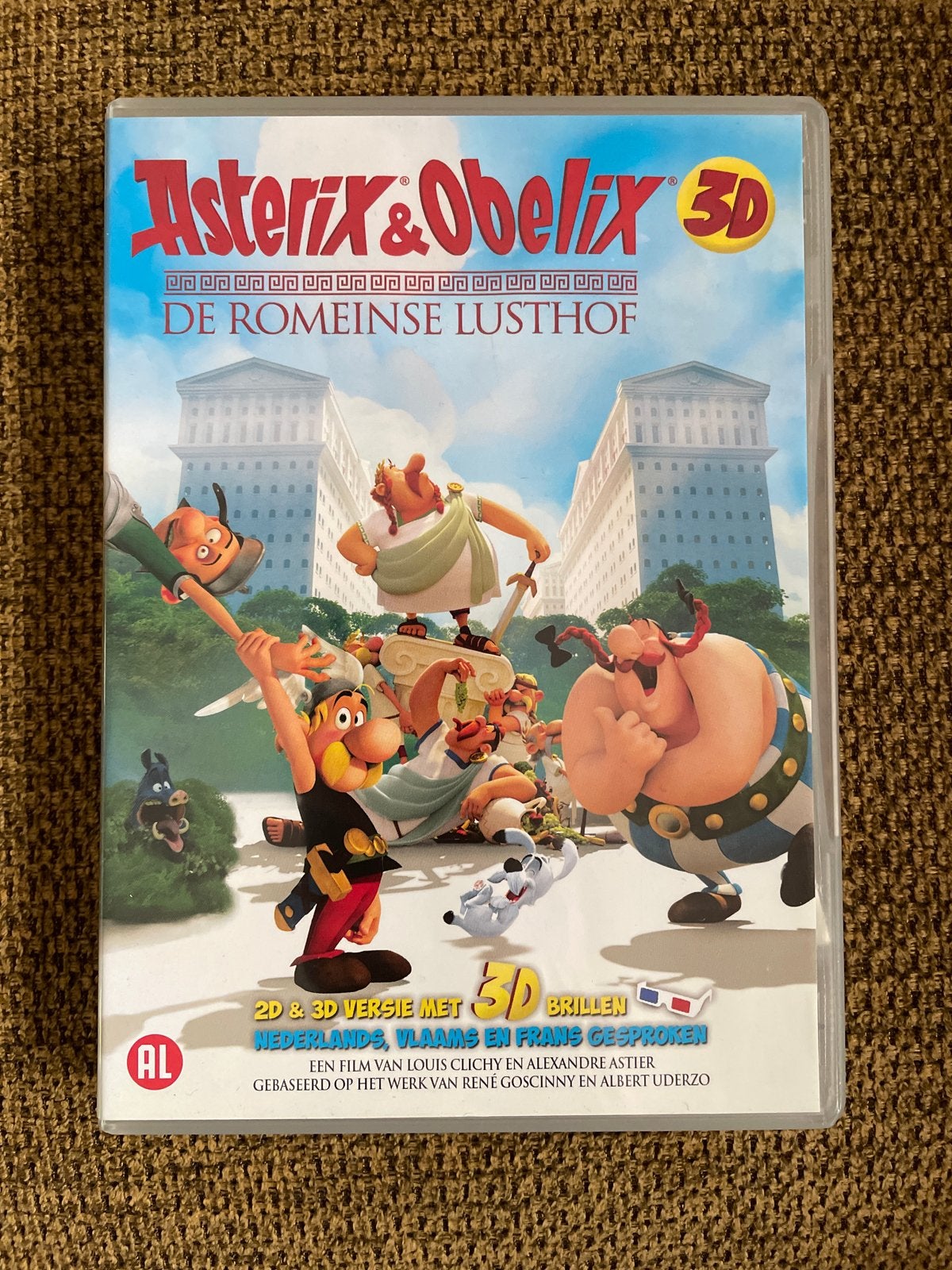 Asterix & Obelix 3D: De Romeinse Lusthof dvd, Europees, Animatie, Alle leeftijden, Nederlands