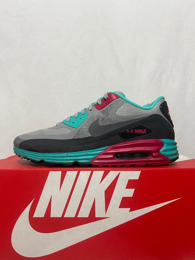 ALS NIEUW Maat 43 - Nike Air Max 90 Lunar Fresh Mint Fuchsia, Overige kleuren, Verzenden, Nike, Nike