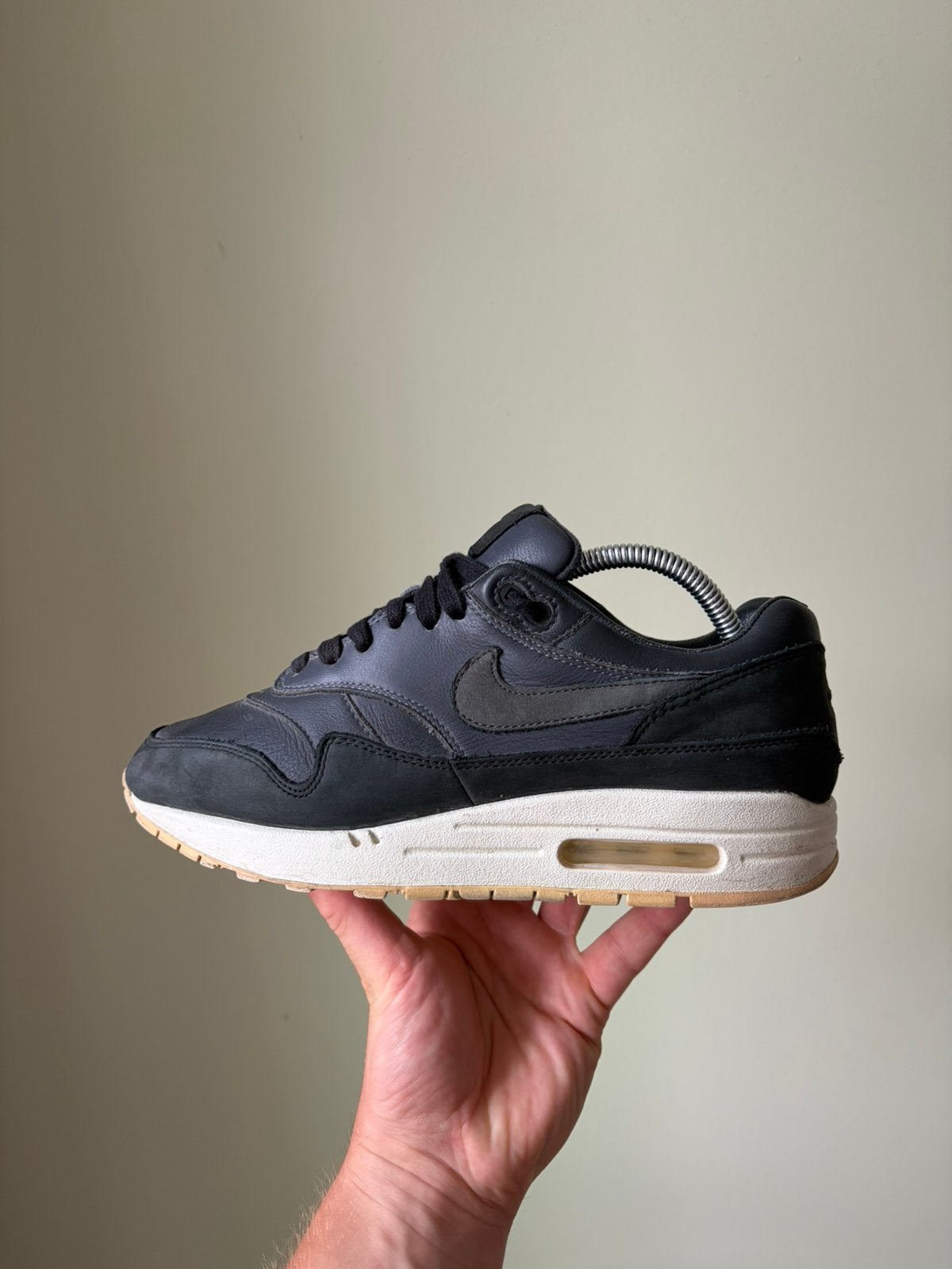 Nike Air Max 1 Pinnacle Black Antracite  / 41, Zwart, Ophalen of Verzenden, Sneakers of Gympen, Zo goed als nieuw