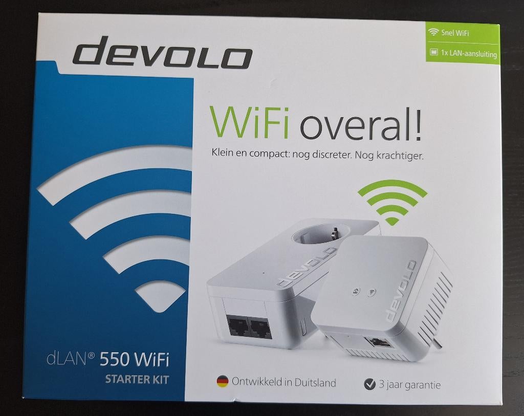 Devolo dLAN 550 Starter kit, Ophalen of Verzenden, Zo goed als nieuw, Devolo